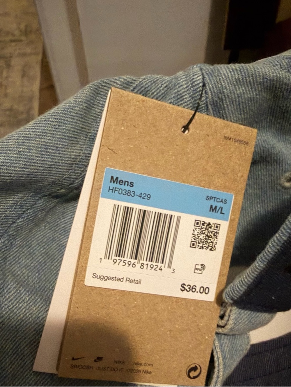 Nike denim cap brand new - Picture 4 of 4